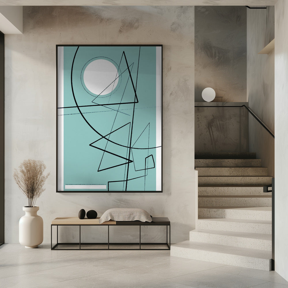 Angular Lines No 20 Poster